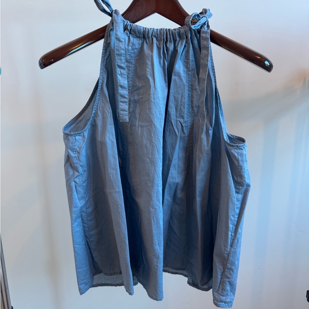 H&M Sky Blue Sleeveless Top